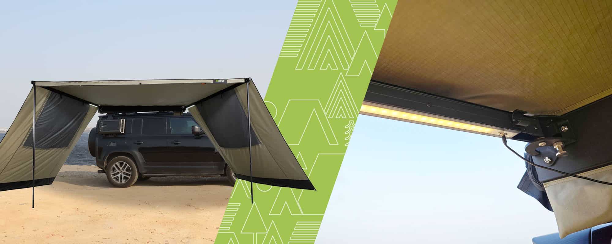 Versatile 120-Degree Awning with Enhanced Durability and Features 2