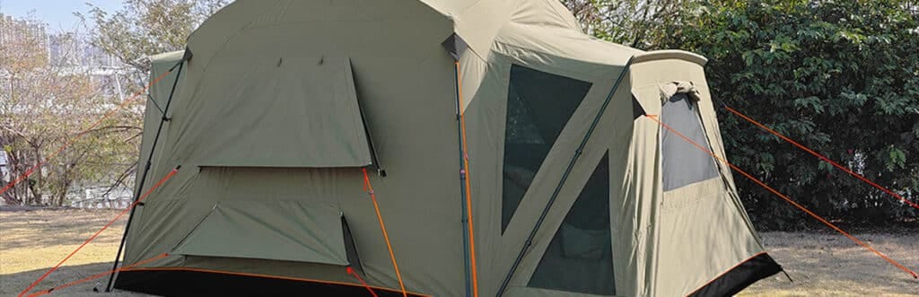 Upgrade Your Camping Game with the Spacious Durable SAFARI AUTO TENT!