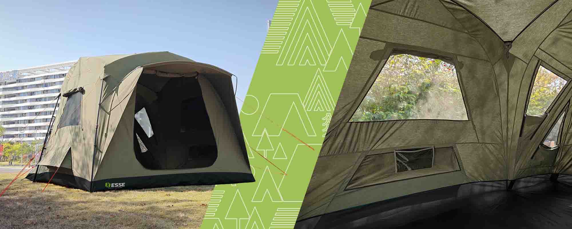 Upgrade Your Camping Game with the Spacious & Durable SAFARI AUTO TENT! 1