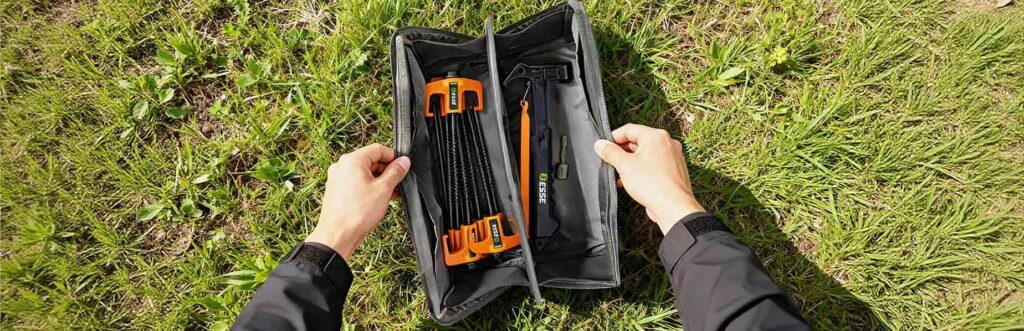 A premium storage box for camping accessories