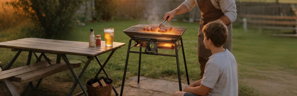 A compact, ready-to-sell outdoor grill built for distributors and importers.