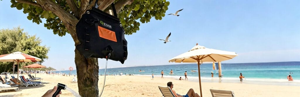 New Shower Bag for Roof Top Tents