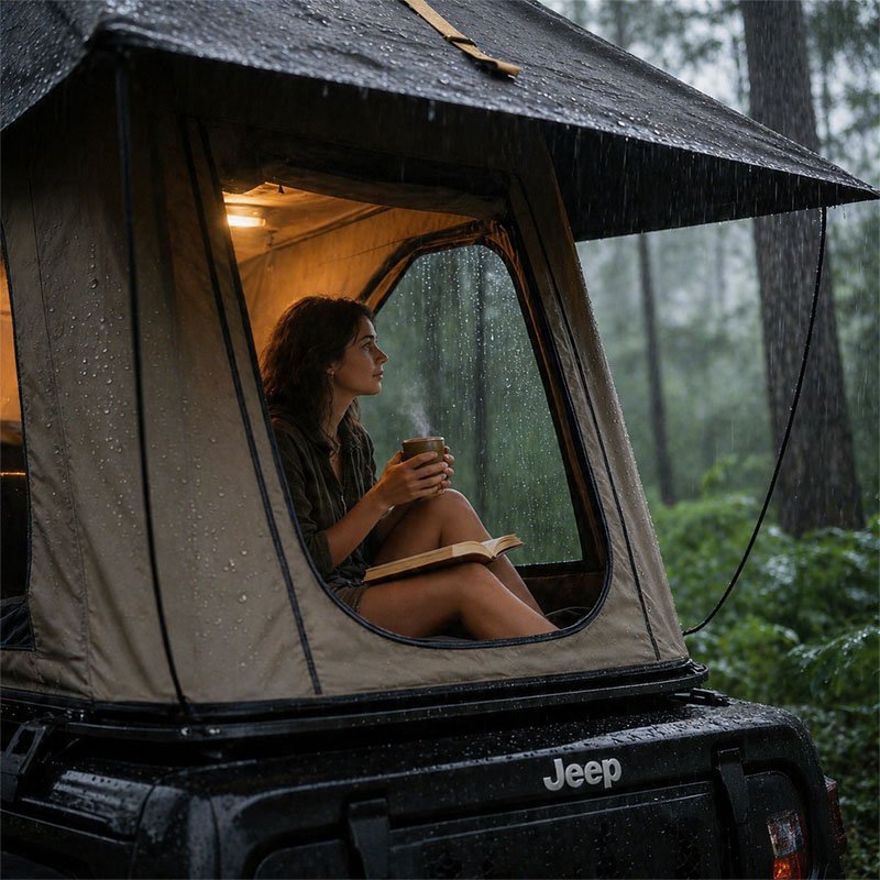 ABS clamshell hard shell roof top tent — Elegance 120