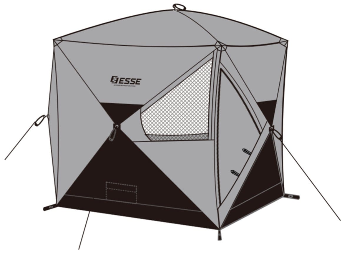 Cozy Dome camping tent with mesh window