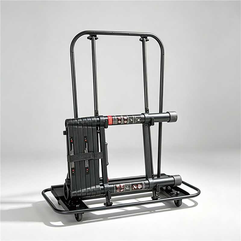 Roof Top Tent Trolley with the tent ladder on the rear hooks