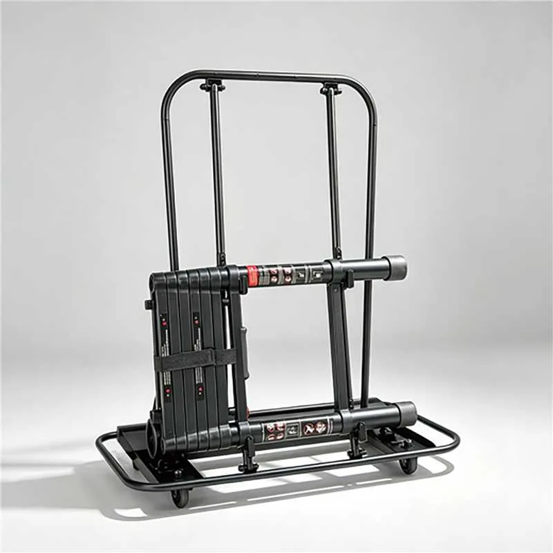 Roof Top Tent Trolley with the tent ladder on the rear hooks