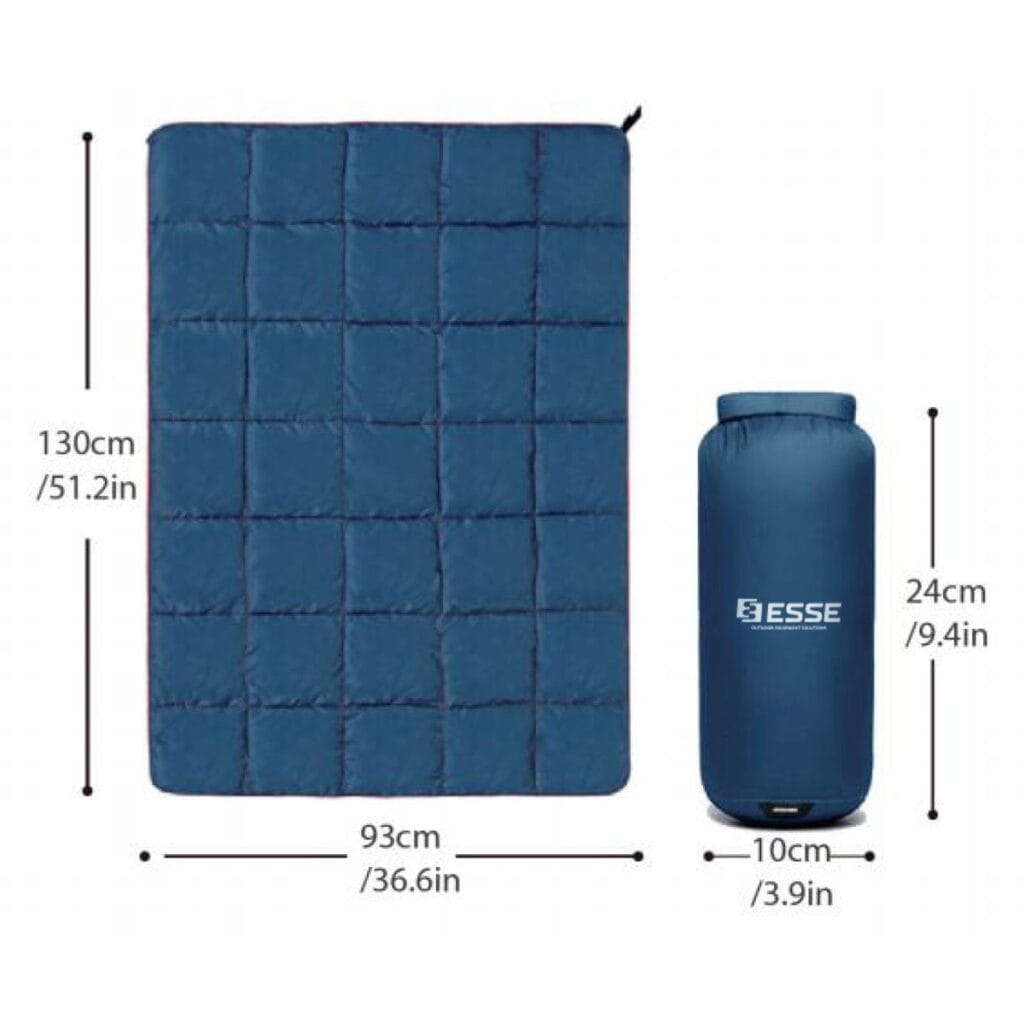 Multi-Function Puffy Blanket (Mini), Travel Blanket | Esse Outdoor
